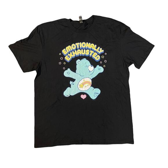 Black Care Bears T-shirt size xL - Picture 1 of 4